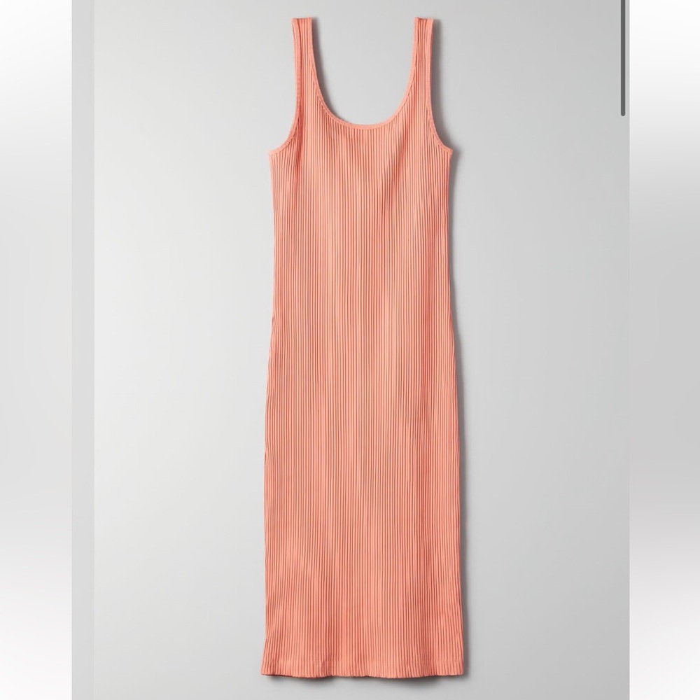 Aritzia Wilfred Murdock Dress
Stretchy ribbed tank midi dress Terracotta Small